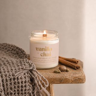 VANILLE CHAI | BOUGIE EN CIRE DE SOJA  8 OZ |