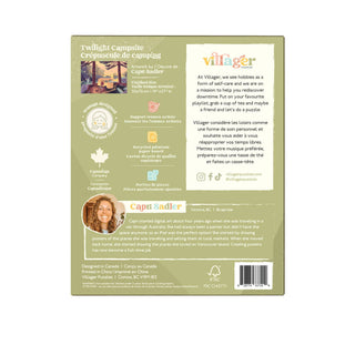 Campsite au Crépuscule | Puzzle de 1000 pièces | Conçu au Canada