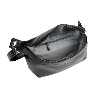 Sac à bandoulière Brooklyn - Sac de ceinture végétalien recyclé - Noir