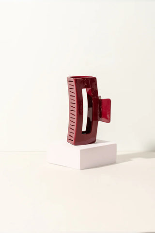 Pince à cheveux - Cherry red (XL)