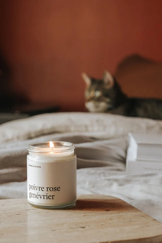 Chandelle de Soya - Poivre rose génévrier 270ml