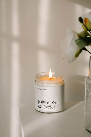 Chandelle de Soya - Poivre rose génévrier 270ml