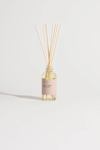 Diffuseur à roseaux - Tabac + safran