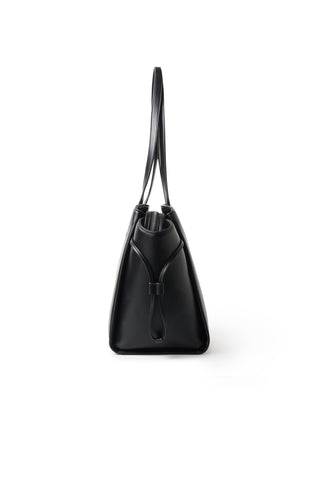 Le Clothilde – Sac fourre-tout en cuir vegan noir