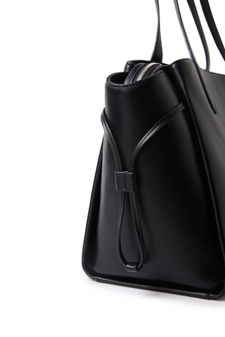 Le Clothilde – Sac fourre-tout en cuir vegan noir