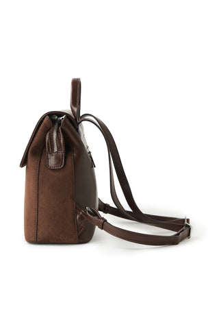 Le Cynthia – Sac à dos en suède vegan