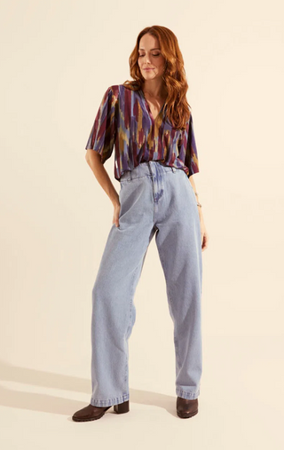 Denim - Wide leg jeans pants (Medium)