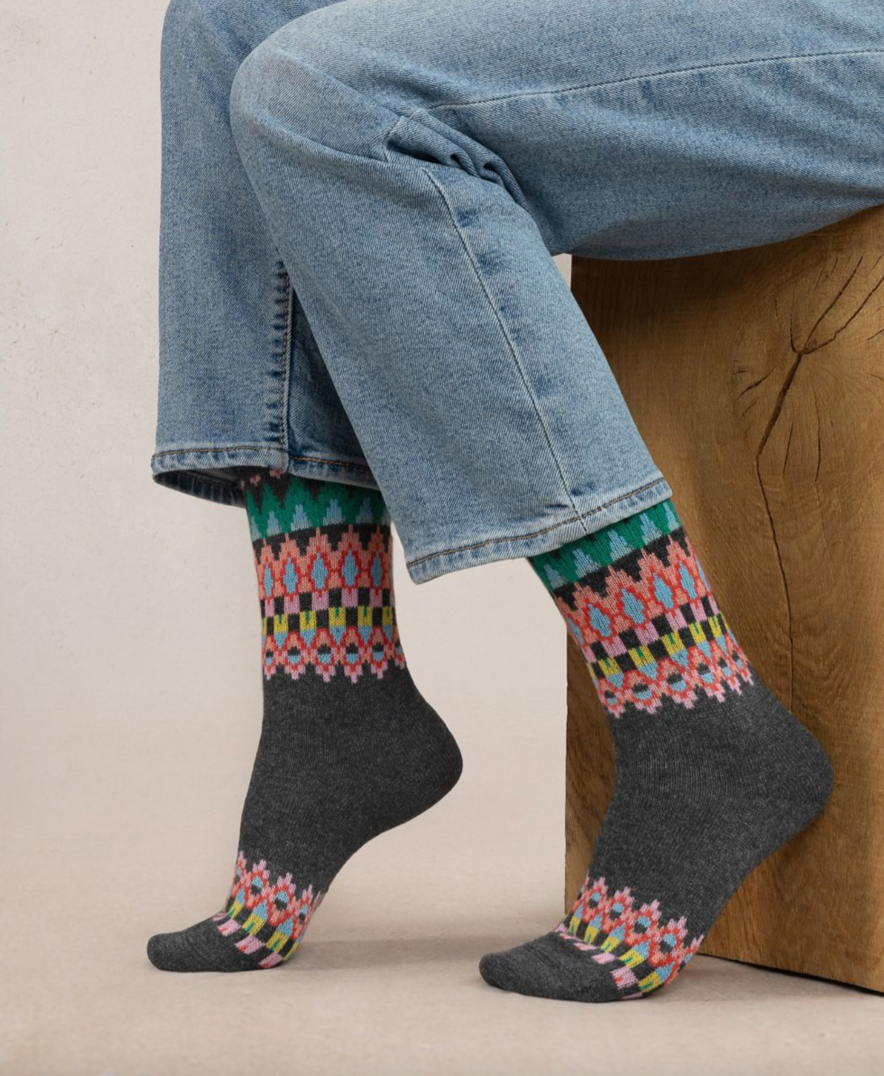 Chaussettes - Cachemire Jacquard