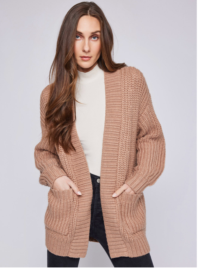 Cardigan - Lauren (Camel)