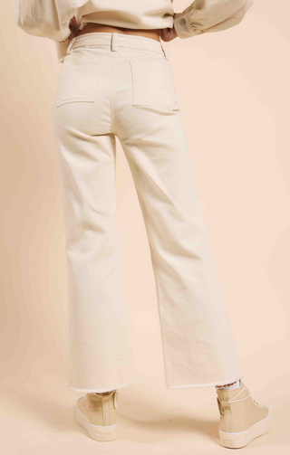 Pantalon - Clear eyes (Cream denim)