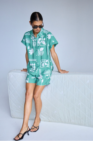 Chemise - Yetta (Pine green)