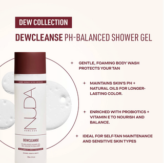 Gel douche au ph équilibré - Dewcleanse