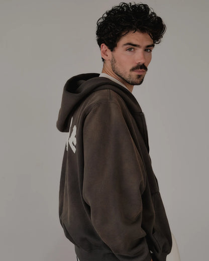 Hoodie à fermeture éclair - Muse (Rosewood)