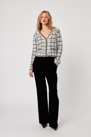 Cardigan - Lonnie (Vanilla tweed)
