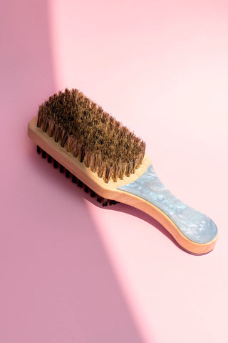 Mini brosse - double sleek brosse (bleu)