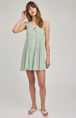 Robe – Zoey (Pistachio Gingham)