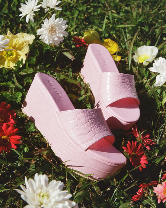 Sandale plateforme - Fran (rose)