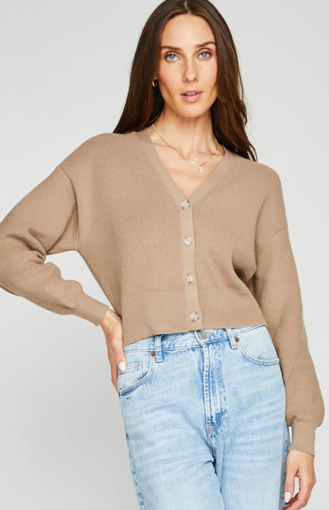 Cardigan - Orville (Loden Brown)