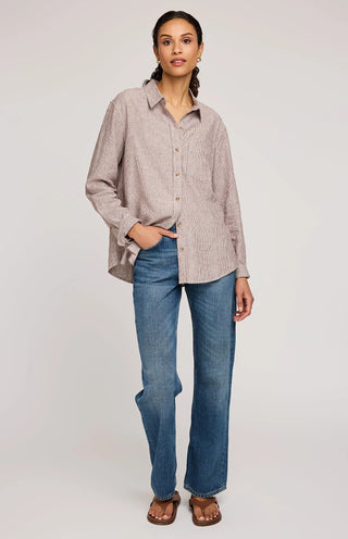 Chemise - Arabella (Merlot stripe)