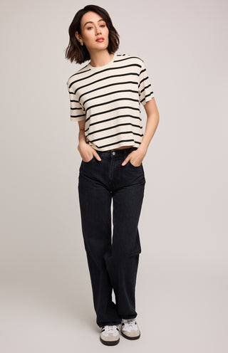 T-shirt - Jaxon (Cream stripe)