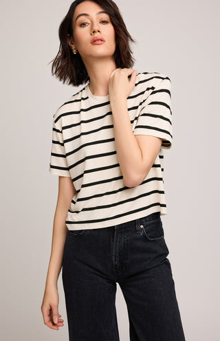 T-shirt - Jaxon (Cream stripe)
