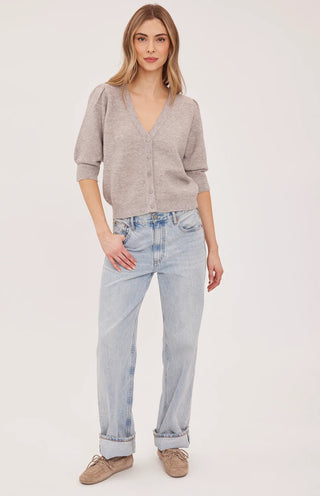 Cardigan - Hildi (Heather latte)