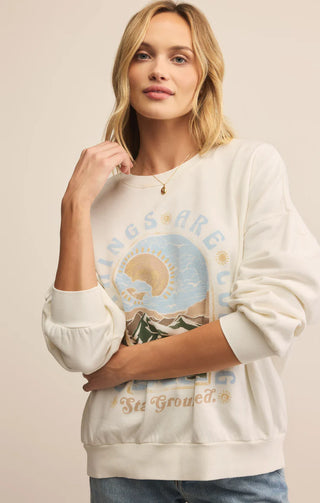 Crewneck - Grounded sunday (Sea salt)
