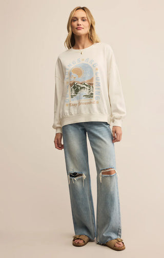 Crewneck - Grounded sunday (Sea salt)