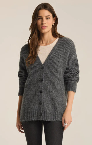 Cardigan - Josie (Charcoal heather)