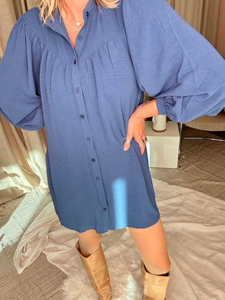 Exclusivité web - Robe - Vicky (Blue)