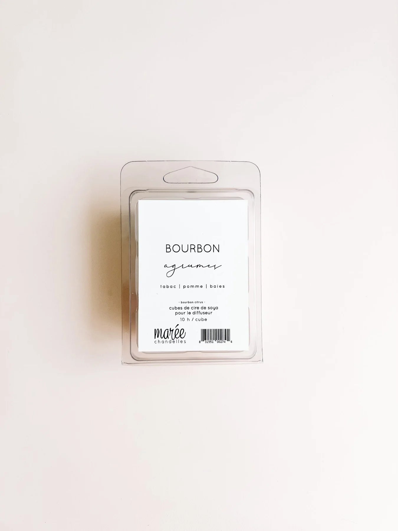 Pastilles de cire de Soya pour diffuseur - Bourbon agrume