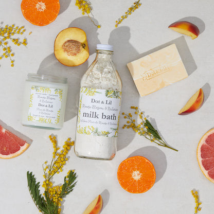 Lait de bain - Fleur de Mimosa &amp; Nectarine