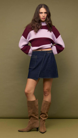 Jupe en denim - Ingrid (Indigo wash)