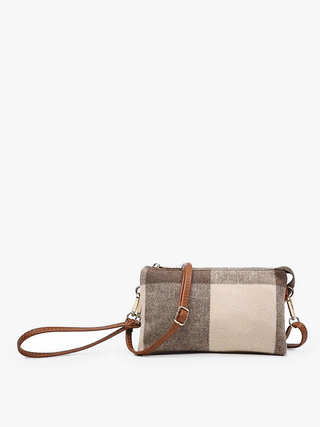 Pochette - Riley Plaid (Brown & taupe)