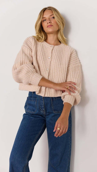 Cardigan - Marlo (Soft Pink)