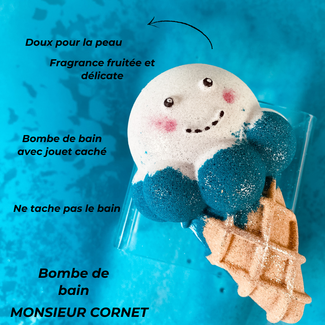 Bombe de bain surprise - Monsieur Cornet