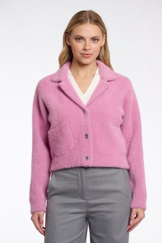 Cardigan - Norah (Mauve pink)