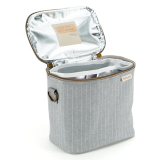 Petite boite à lunch - Pinstripe Heather Grey