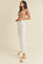 Jeans - High Rise Classic Straight (Optic White)