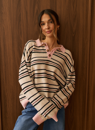 Polo- Gabbie polo stripes