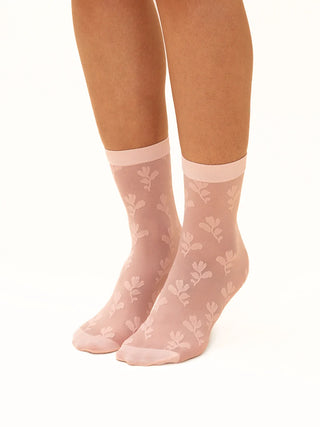 Chaussettes - Floral Sheer