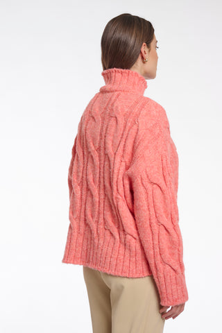 Pull - Taffie (Bright coral melange)