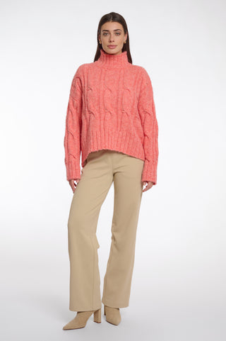 Pull - Taffie (Bright coral melange)
