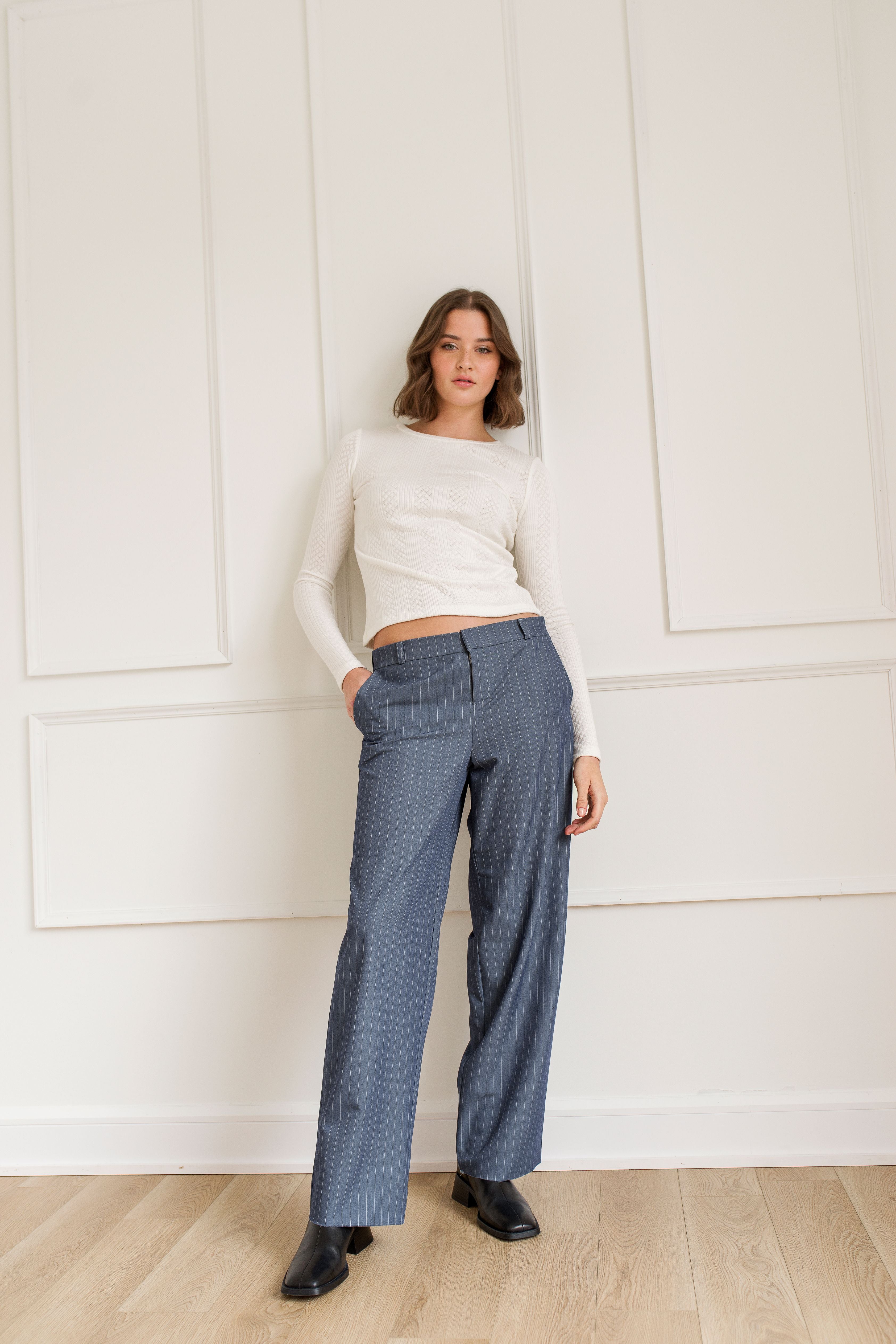 Pantalon - Enya (Steel grey)