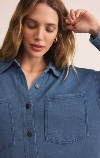 Veste - All day knit (Indigo)