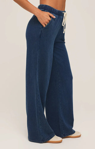 Pantalon - Hunter knit denim (Vintage indigo)