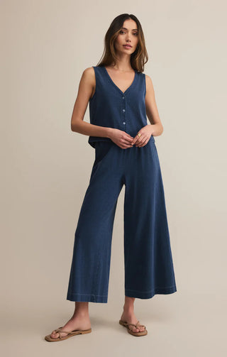 Pantalon - Scout jersey denim (Indigo)