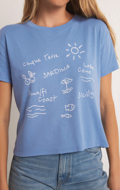 T-shirt - Go to destination (Blue isle)