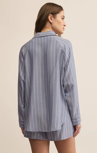 Chemise - River (Blue velvet)