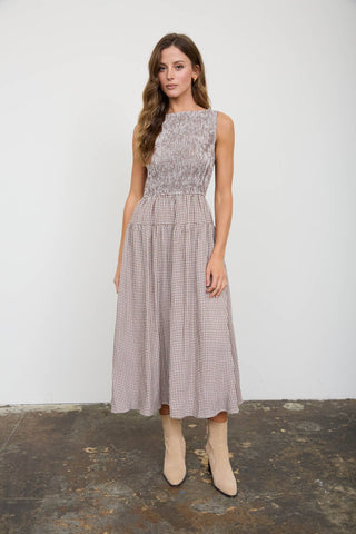 Robe midi sans manches